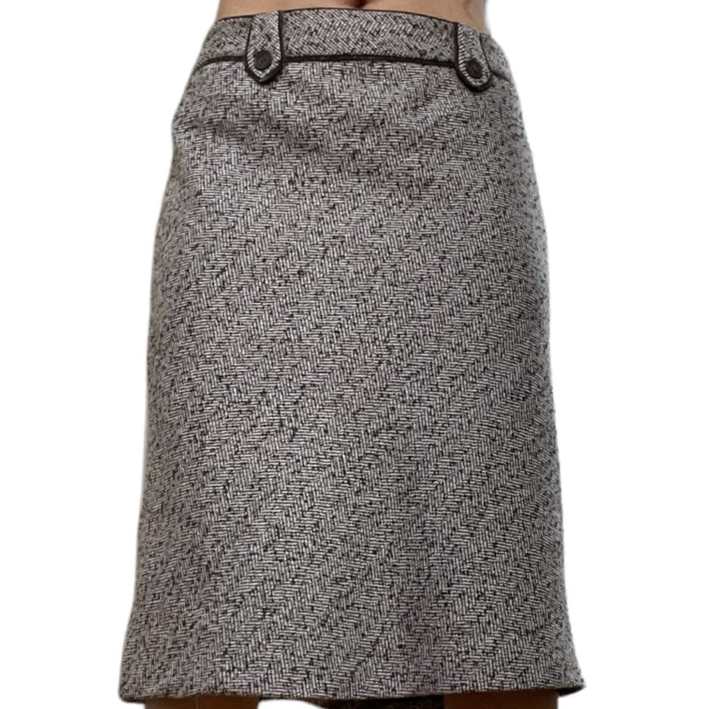 Ann Taylor|Womens|A-Line Skirt|Size 4|Brown|Wool|Lined